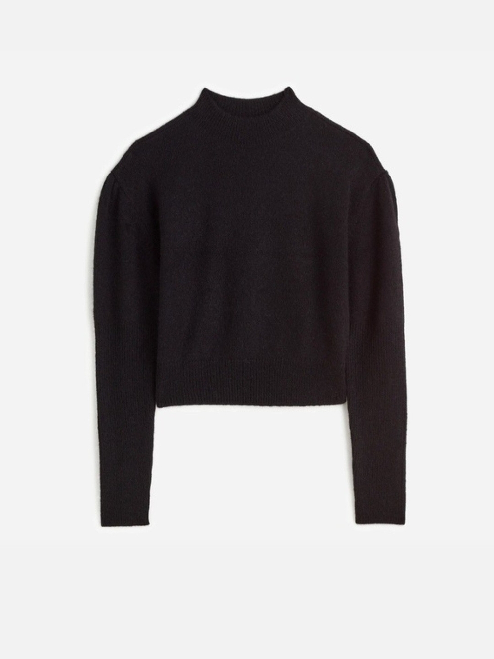 Black Mock Neck Madewell Sweater